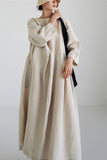 Robe Longue en Lin | 100 % Lin | Élégance Minimaliste & Confort Naturel