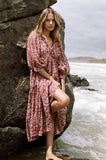 Robe Midi Fleurie Bohème | Coton Léger | Chic Estival