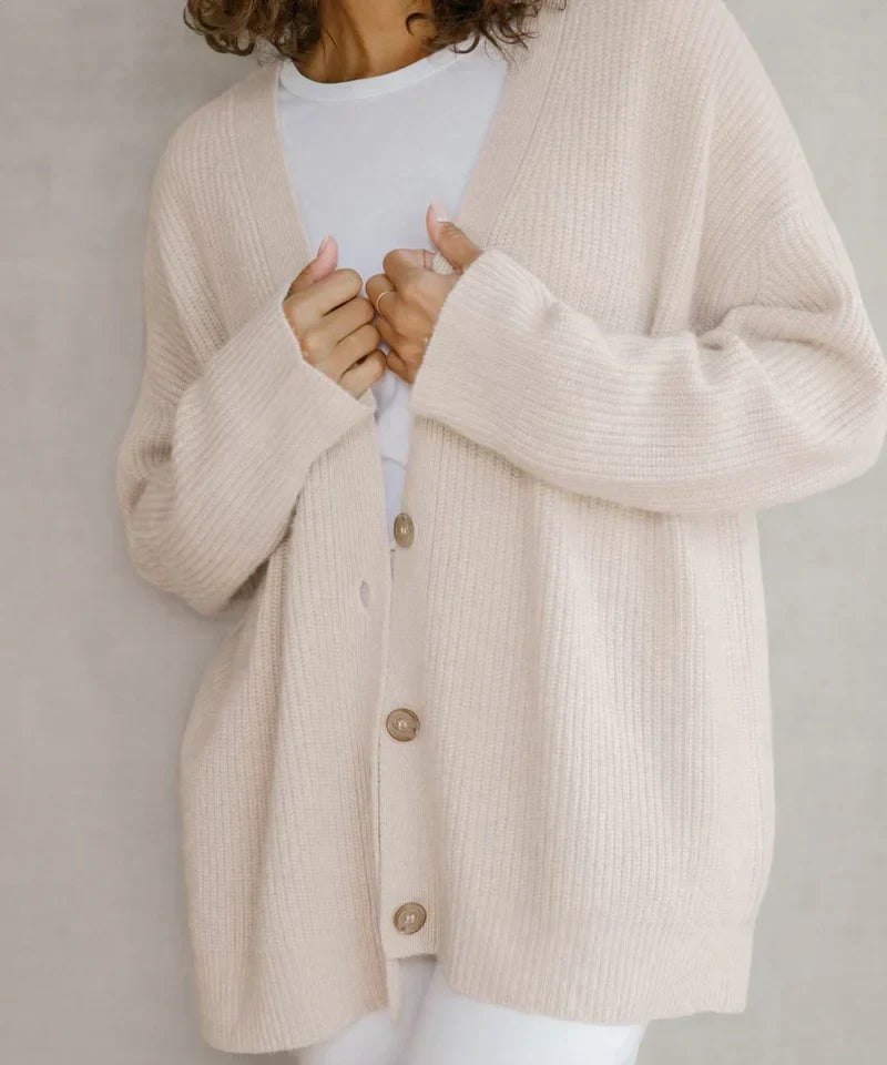 Cardigan en Maille Oversize | Confort & Élégance | Pièce Indispensable