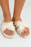Sandales à Franges Été | Tissu Tressé | Légères et Stylées