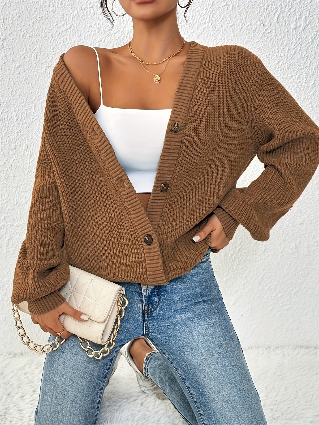 Cardigan en Maille Épaisse | Confortable | Stylé & Polyvalent