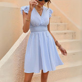 Robe d'Été à Rayures | Élégance Classique | Charme Sans Effort