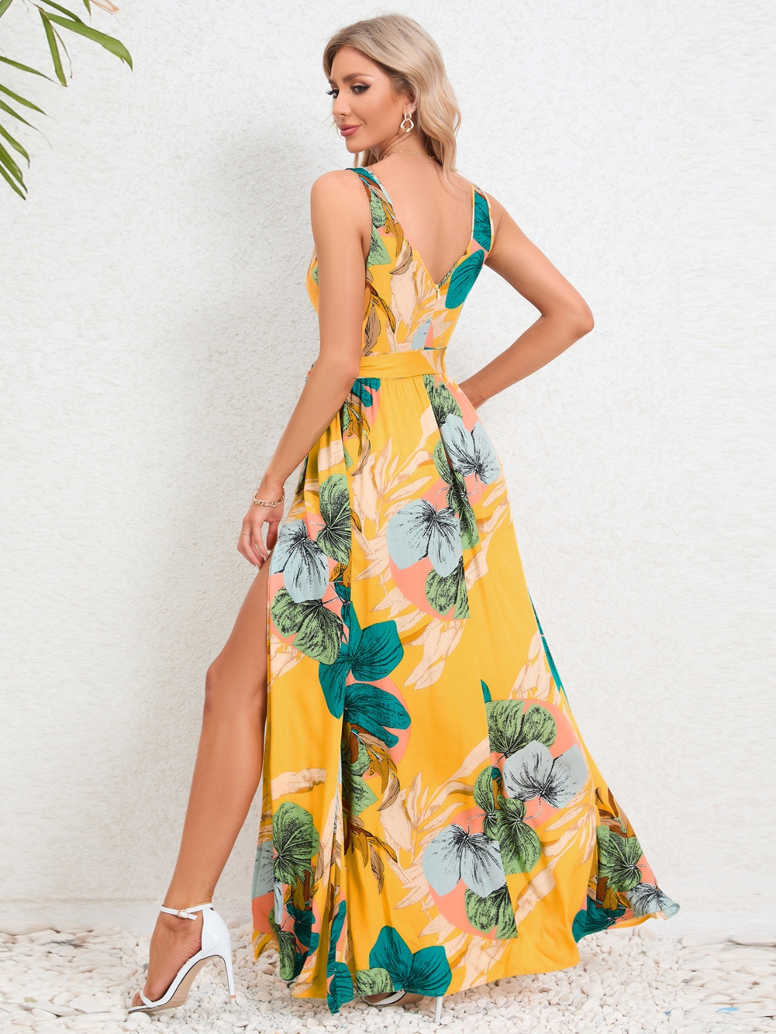 Robe Longue Portefeuille Fleurie | Look Estival | Élégante & Légère
