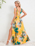 Robe Longue Portefeuille Fleurie | Look Estival | Élégante & Légère