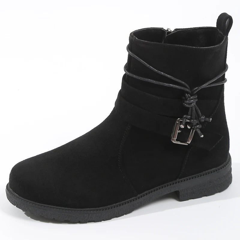 Bottines en Daim Synthétique | Élégantes & Confortables | Idéales pour le Quotidien