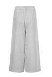 Pantalon Large à Rayures | Taille Haute | Élégant & Aéré