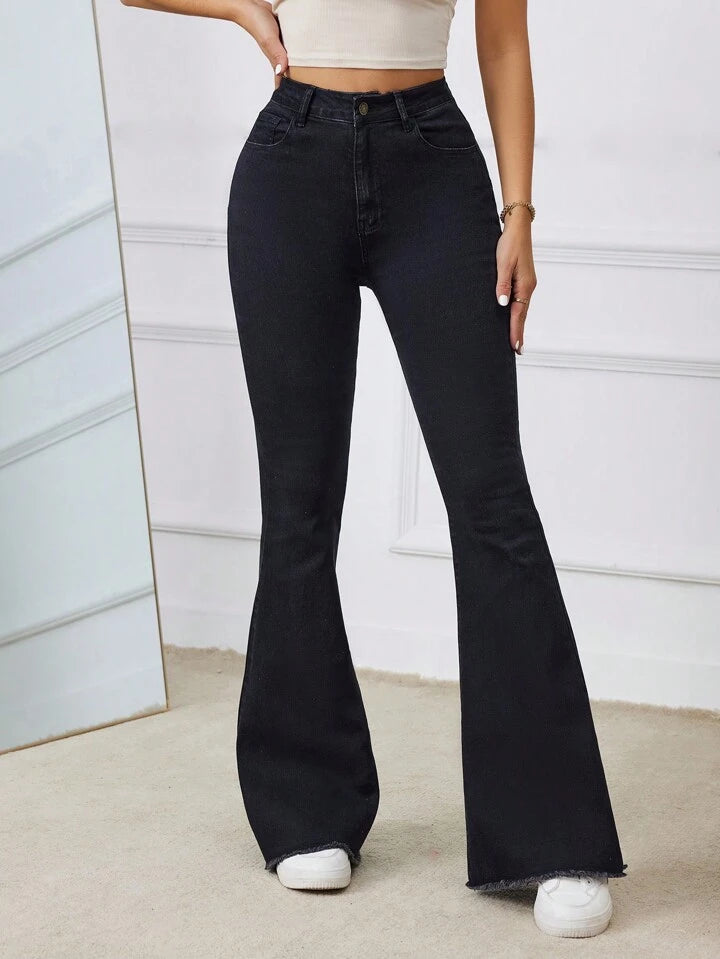 Pantalon Évasé | Rose Fuchsia | Touche Rétro Audacieuse