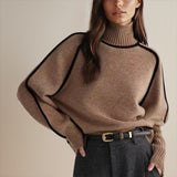 Pull Col Roulé Oversize | Confort & Élégance | Maille Chic