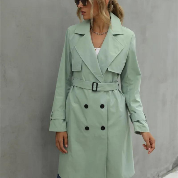 Trench-Coat Classique à Double Boutonnage | Élégant | Intemporel & Polyvalent