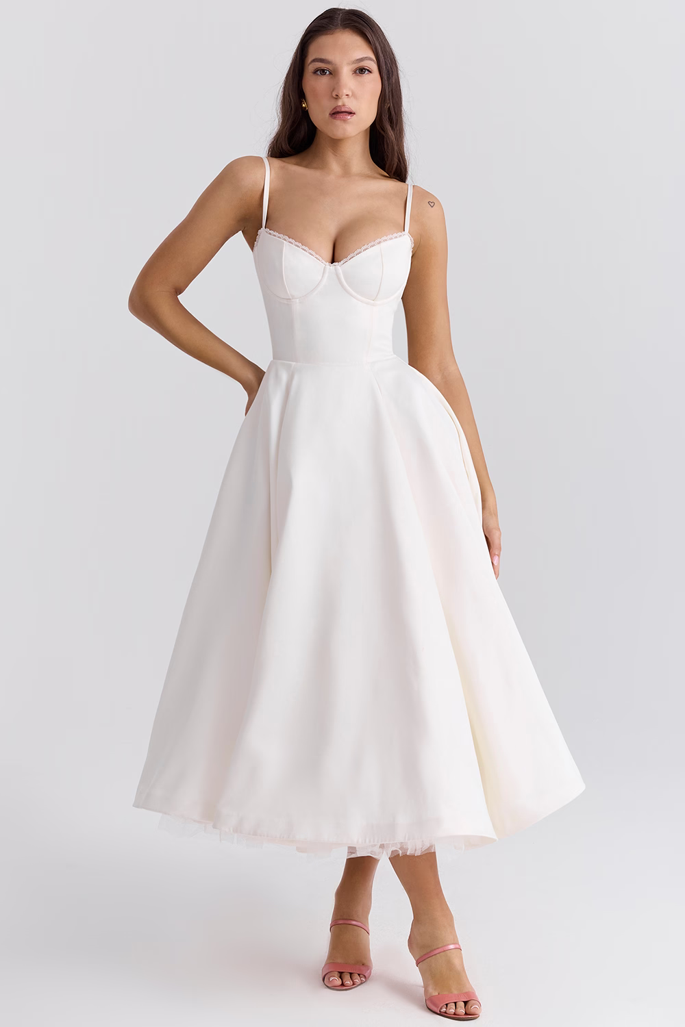 Robe Midi Corset | Élégante | Flatteuse et Romantique