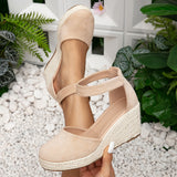 Sandales Compensées Espadrille | Chic | Élégantes & Confortables