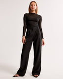 Pantalon Jambe Large | Élégance sans Effort | Chic Quotidien