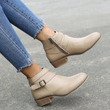Bottines à Boucle | Chic & Polyvalentes | Confort au Quotidien