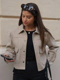 Veste Courte en Laine | Chic & Intemporelle | Élégance Sans Effort