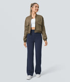 Pantalon Taille Haute | Stretch & Élégant | Casual Chic Moderne