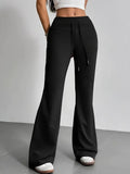 Pantalon Évasé en Molleton | Doux & Extensible | Décontracté & Tendance