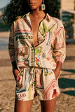 Chemise Oversize Imprimée | Graphismes Colorés | Légère et Décontractée