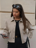 Veste Courte en Laine | Chic & Intemporelle | Élégance Sans Effort
