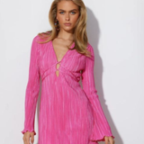 Robe Courte Plissée | Chic | Fluide & Tendance