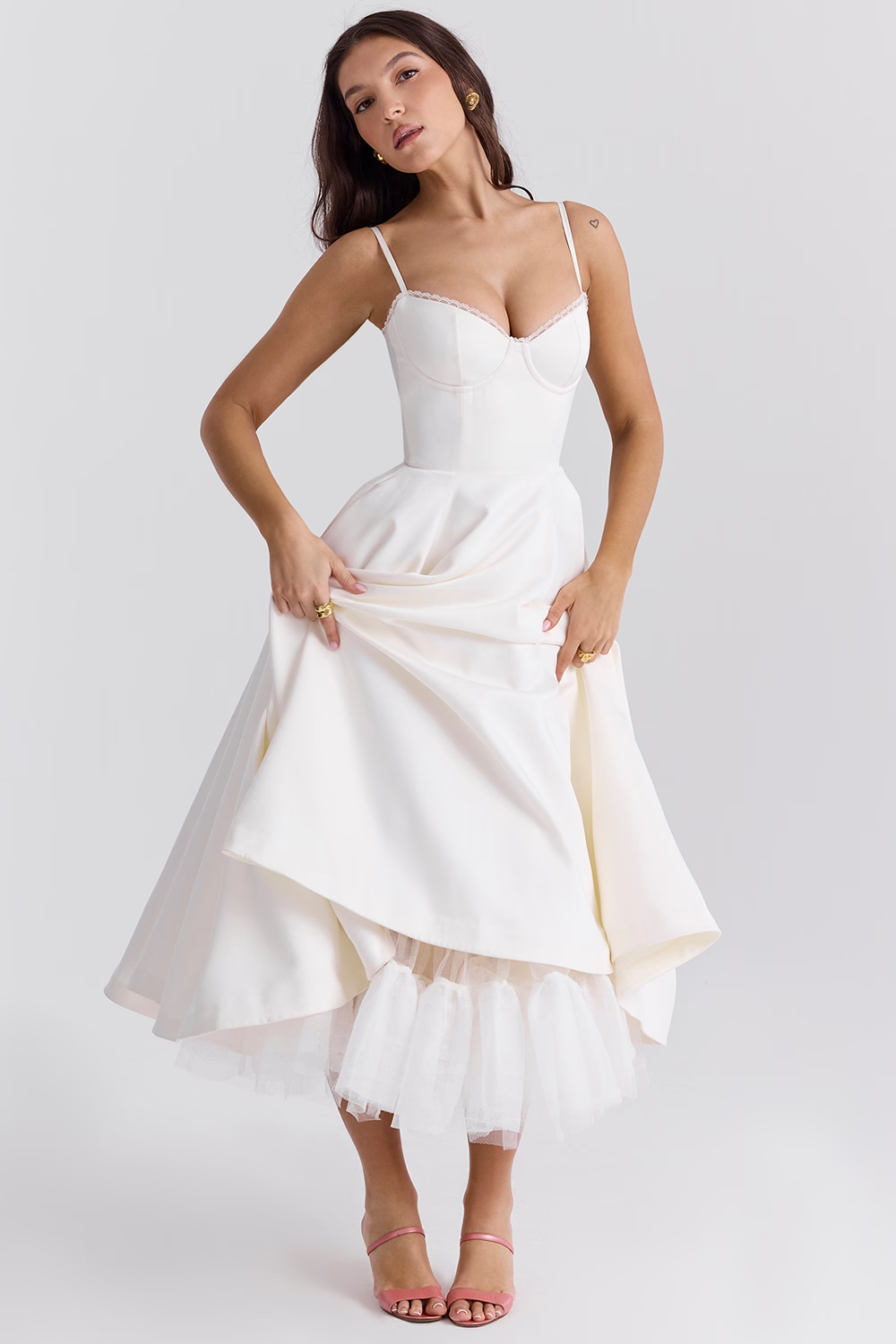 Robe Midi Corset | Élégante | Flatteuse et Romantique