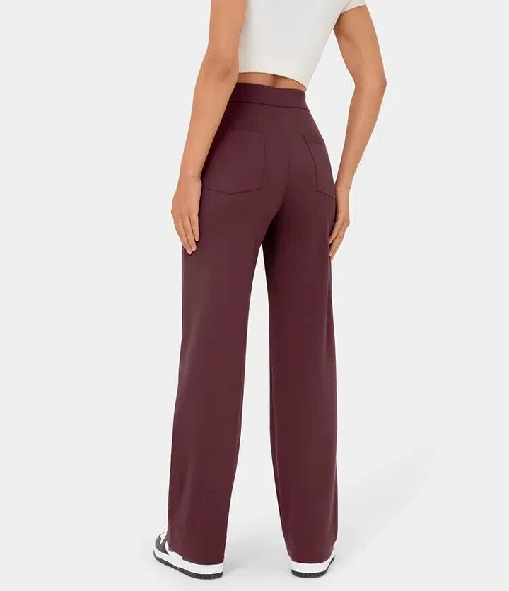 Pantalon Taille Haute | Stretch & Élégant | Casual Chic Moderne