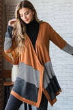 Cardigan à Rayures Colorblock | Superposition Douillette | Style Décontracté au Quotidien