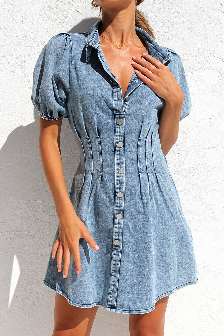 Robe Chemise en Jean | Décontractée | Flatteuse et Polyvalente