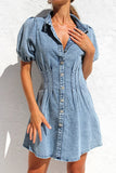 Robe Chemise en Jean | Décontractée | Flatteuse et Polyvalente