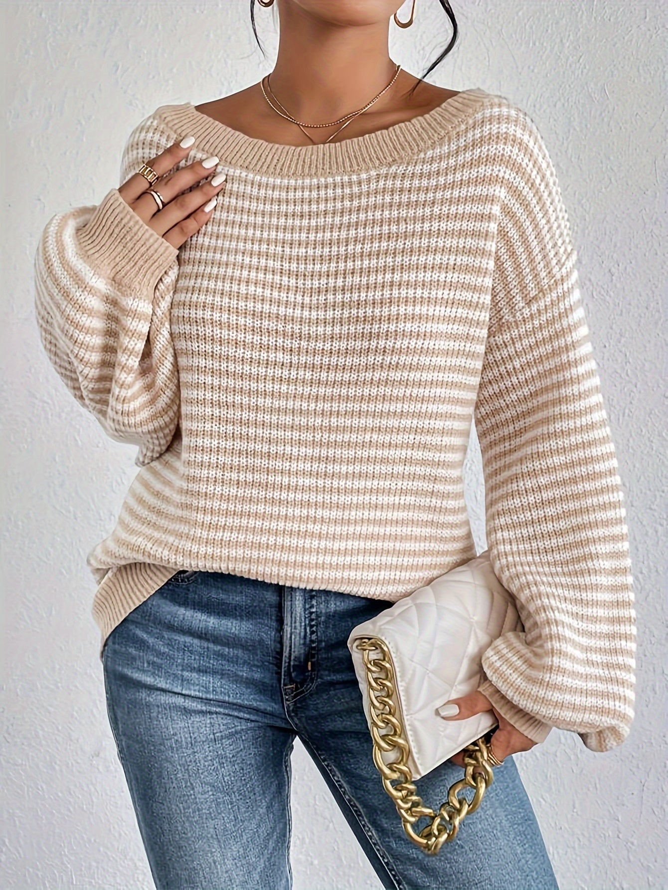 Pull Oversize en Maille | Confortable | Stylé & Doux