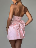 Robe Courte Bustier | Élégante et Structurée | Parfaite pour les Grandes Occasions