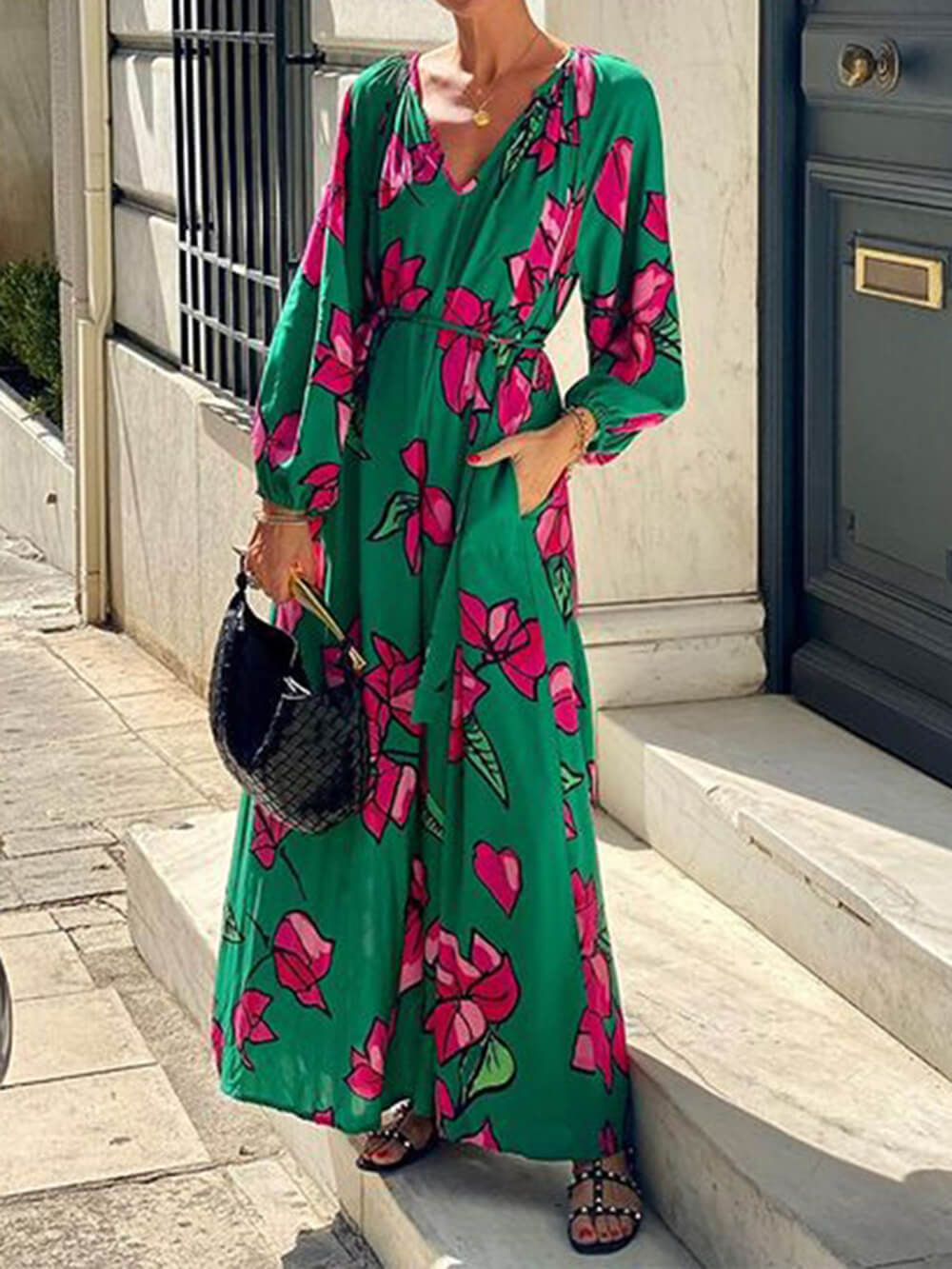 Robe Longue Fleurie | Bohème | Vibrante et Élégante