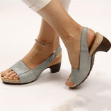 Sandales en Cuir Chic | Élégantes | Confortables & Stylées
