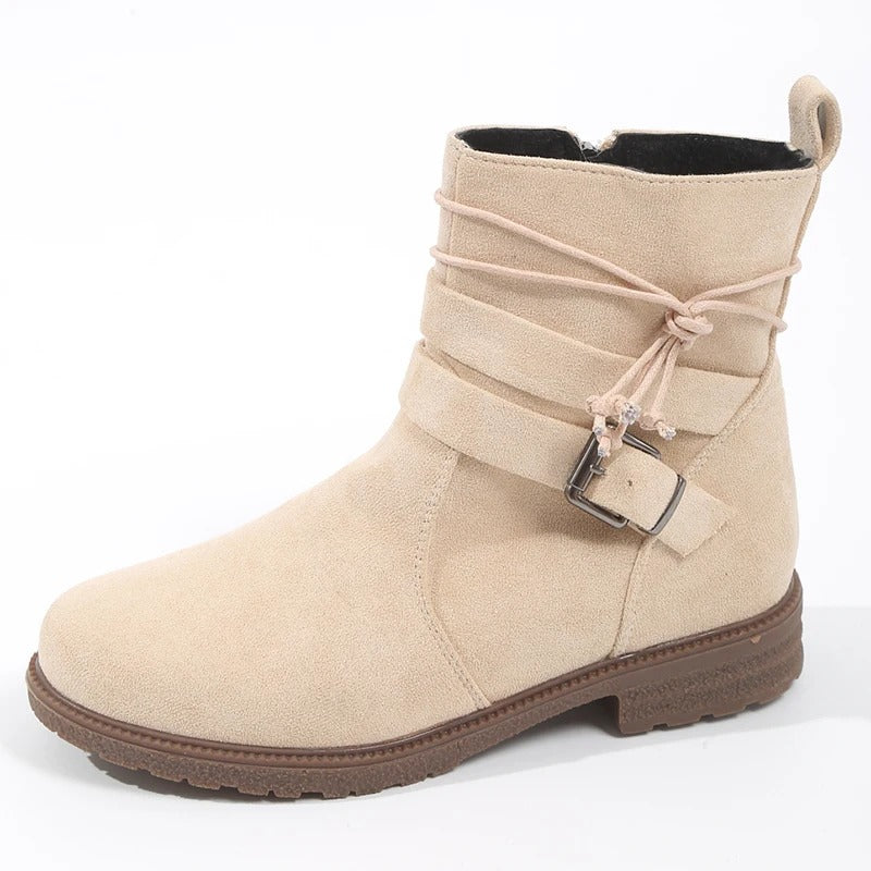Bottines en Daim Synthétique | Élégantes & Confortables | Idéales pour le Quotidien
