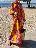Robe Longue Fleurie | Bohème | Vibrante et Élégante