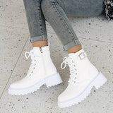 Bottes de Combat Chunky | Audacieuses & Tendance | Style Toutes Saisons