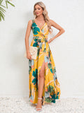 Robe Longue Portefeuille Fleurie | Look Estival | Élégante & Légère