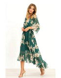 Robe Longue Fleurie | Bohème Chic | Légère et Fluide