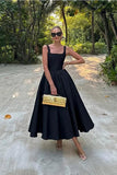 Robe Midi Évasée Élégante | Sans Manches | Intemporelle et Chic