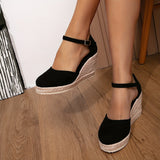 Sandales Compensées Espadrille | Chic | Élégantes & Confortables