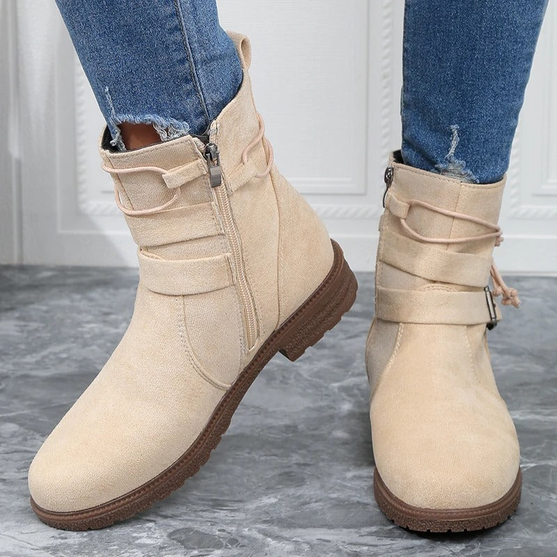Bottines en Daim Synthétique | Élégantes & Confortables | Idéales pour le Quotidien