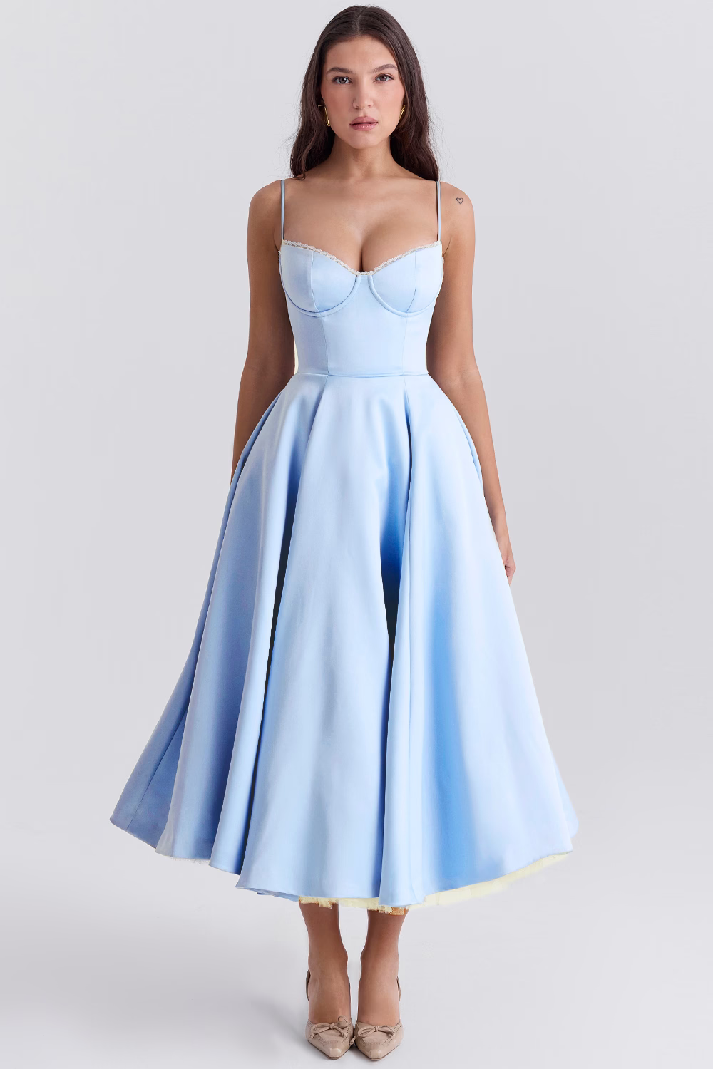 Robe Midi Corset | Élégante | Flatteuse et Romantique