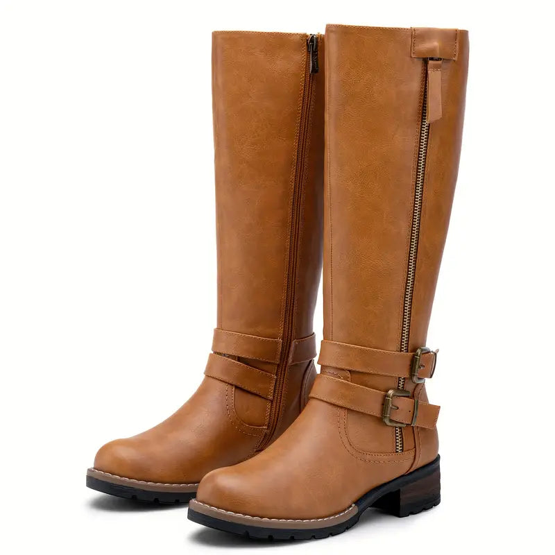 Bottes Hautes à Genou | Élégantes & Robustes | Idéales pour l'Automne & l'Hiver
