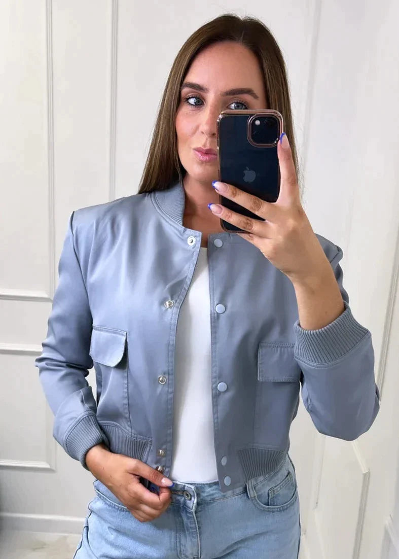 Veste Bomber en Laine | Chic & Chaude | Style Urbain Décontracté