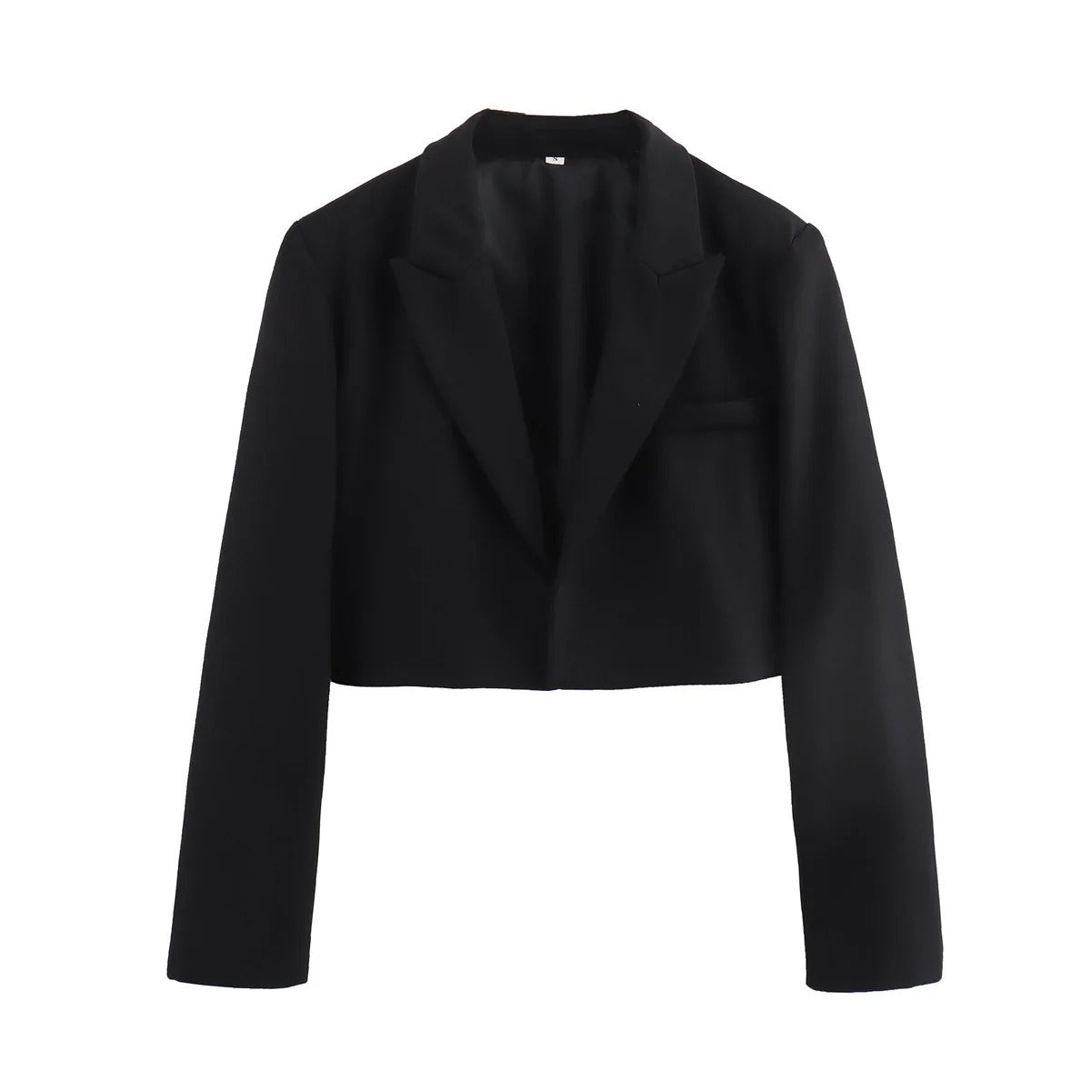 Blazer Court Femme | Col Tailleur Structuré | Coupe Épurée | Style Moderne Polyvalent