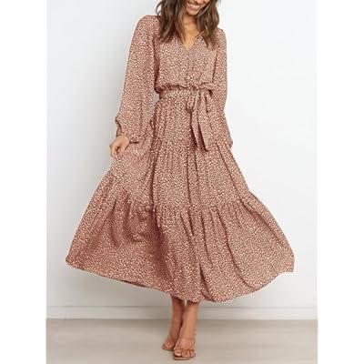 Robe Midi à Volants | Légère & Féminine | Style Cache-Cœur