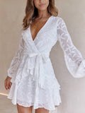 Robe Portefeuille à Volants | Légère & Féminine | Idéale pour les Soirées d'Été