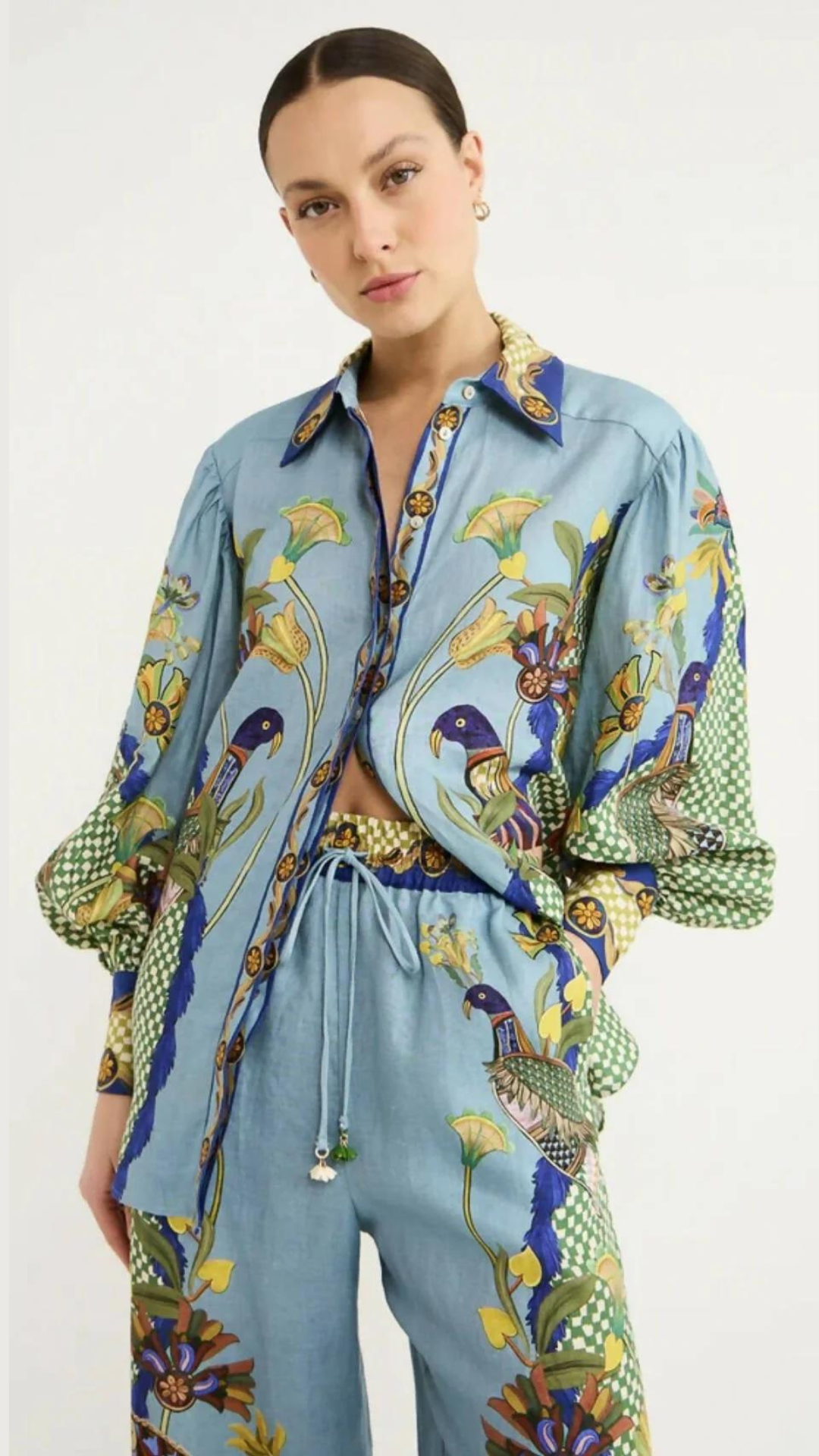 Ensemble Imprimé Paon | Audacieux et Artistique | Parfait pour un Look Tendance ou les Vacances