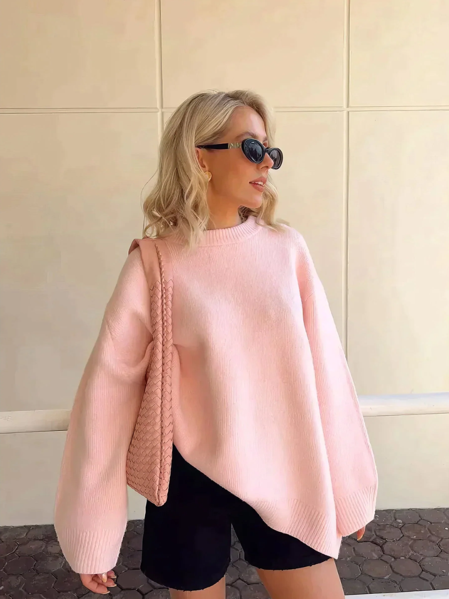 Pull Oversize en Maille | Doux & Élégant | Confort Intemporel
