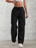 Pantalon Cargo | Taille Haute | Décontracté et Confortable