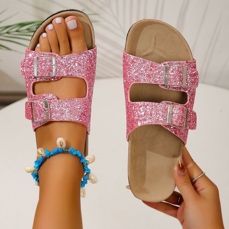 Sandales Pailletées | Brillantes | Confortables & Élégantes